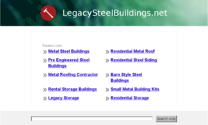 Legacysteelbuildings.net thumbnail