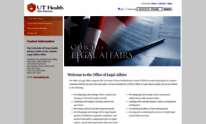 Legalaffairs.uthscsa.edu thumbnail