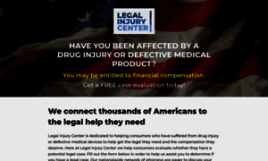 Legalinjurycenter.com thumbnail