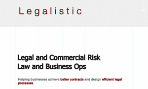 Legalistic.co.uk thumbnail