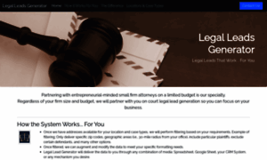 Legalleadsgenerator.com thumbnail