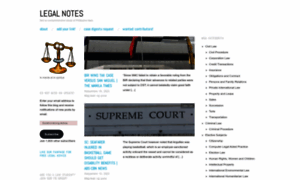 Legalnotes.wordpress.com thumbnail