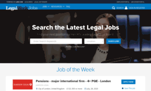 Legalweekjobs.com thumbnail