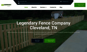 Legendaryfencecompanyclevelandtn.com thumbnail