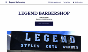 Legendbarbershop.com thumbnail