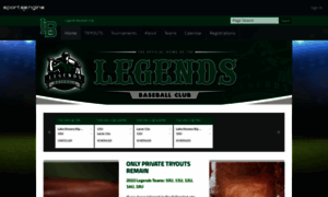 Legendsbaseballclub.org thumbnail