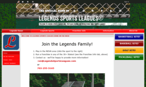 Legendssportsleagues.com thumbnail