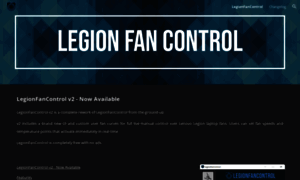 Legionfancontrol.com thumbnail