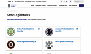 Legislativebodiesinindia.nic.in thumbnail