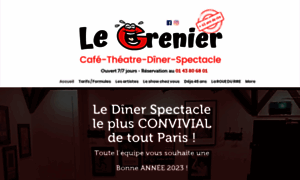 Legrenier-dinerspectacle.com thumbnail