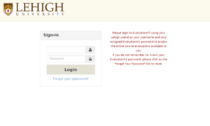 Lehigh.evaluationkit.com thumbnail