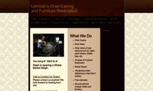 Lehmanschaircaning.com thumbnail