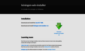 Leiningen-win-installer.djpowell.net thumbnail