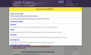 Leithwalksurgery.scot.nhs.uk thumbnail