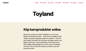 Leksaker.toyland.se thumbnail