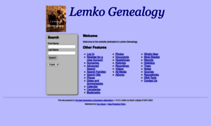 Lemkogenealogy.com thumbnail