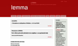 Lemma.u-paris2.fr thumbnail
