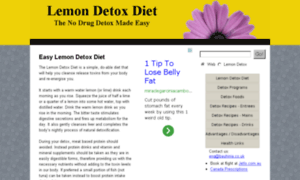 Lemon-detoxdiet.com.au thumbnail