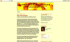 Lemonade-and-kidneys.blogspot.com thumbnail