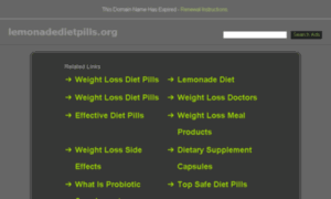 Lemonadedietpills.org thumbnail