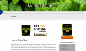 Lemonbalmtea.net thumbnail