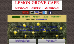 Lemongrovecafe.net thumbnail