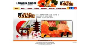 Lemonngingerasiangrille.com thumbnail