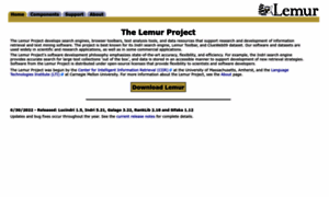 Lemurproject.org thumbnail
