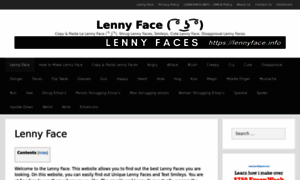 Lennyface.info thumbnail
