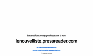 Lenouvelliste.newspaperdirect.com thumbnail