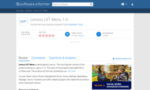 Lenovo-lvt-menu.software.informer.com thumbnail