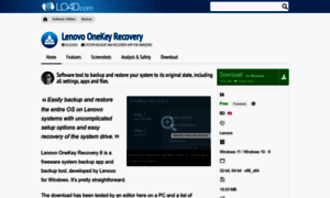 Lenovo-onekey-recovery.en.lo4d.com thumbnail