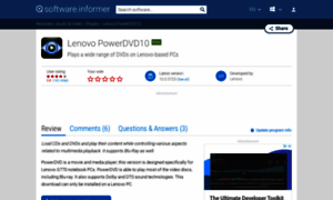 Lenovo-powerdvd10.software.informer.com thumbnail