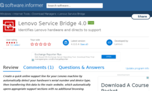 Lenovo-service-bridge.software.informer.com thumbnail
