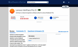 Lenovo-veriface-pro.software.informer.com thumbnail