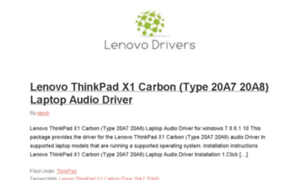 Lenovodriversoftware.com thumbnail