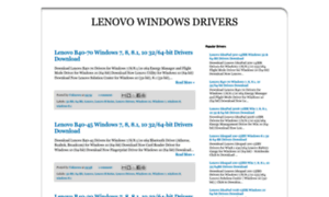 Lenovowindowsdrivers.blogspot.com thumbnail