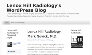 Lenoxhillradiology.wordpress.com thumbnail