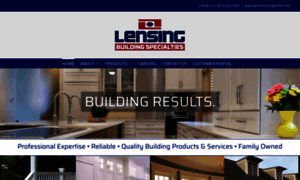 Lensingbuildingspecialties.com thumbnail