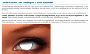 Lentilles-de-couleur.fr thumbnail