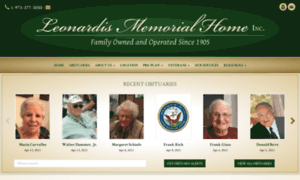 Leonardismemorialhome.com thumbnail