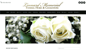 Leonardmemorialhome.com thumbnail