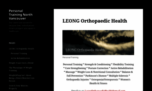 Leongorthopaedichealth.ca thumbnail