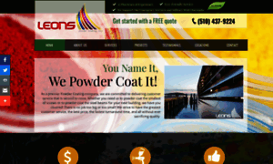 Leonspowdercoatings.com thumbnail