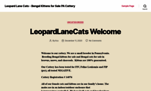 Leopardlanecats.com thumbnail