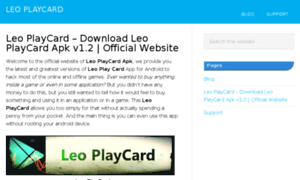 Leoplaycard.org thumbnail