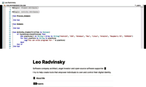 Leoradvinsky.com thumbnail