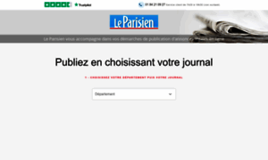 Leparisien.annonces-legales.fr thumbnail