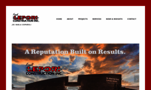 Leporiconstruction.com thumbnail