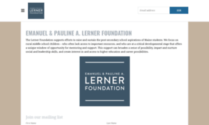 Lernerfoundation.nationbuilder.com thumbnail